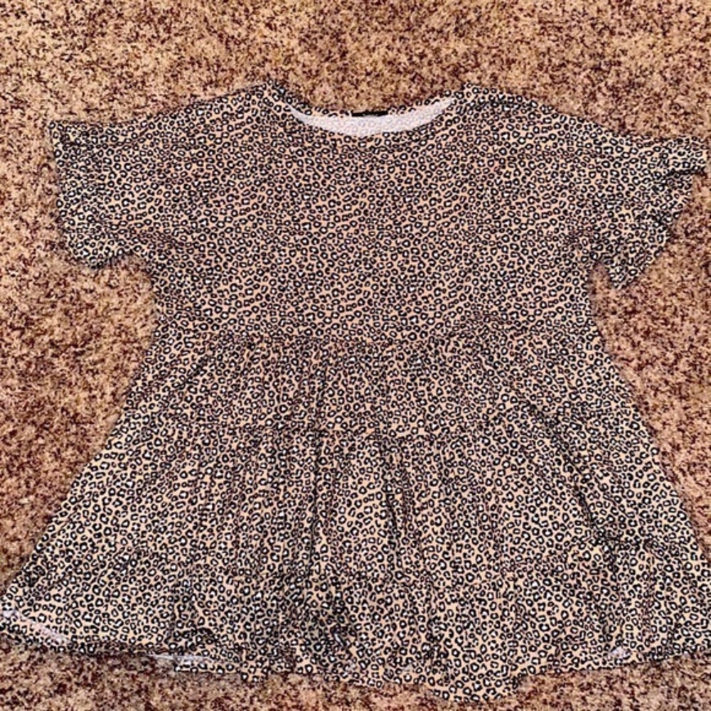 Jodifl leopard ruffle top